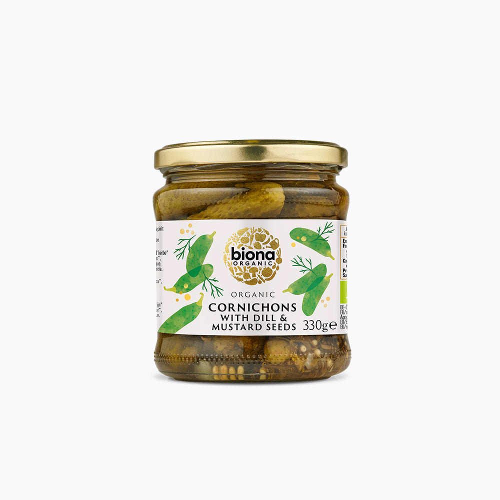 Organic Cornichons 330g
