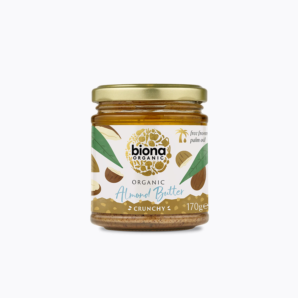 Organic Crunchy Almond Butter 170g