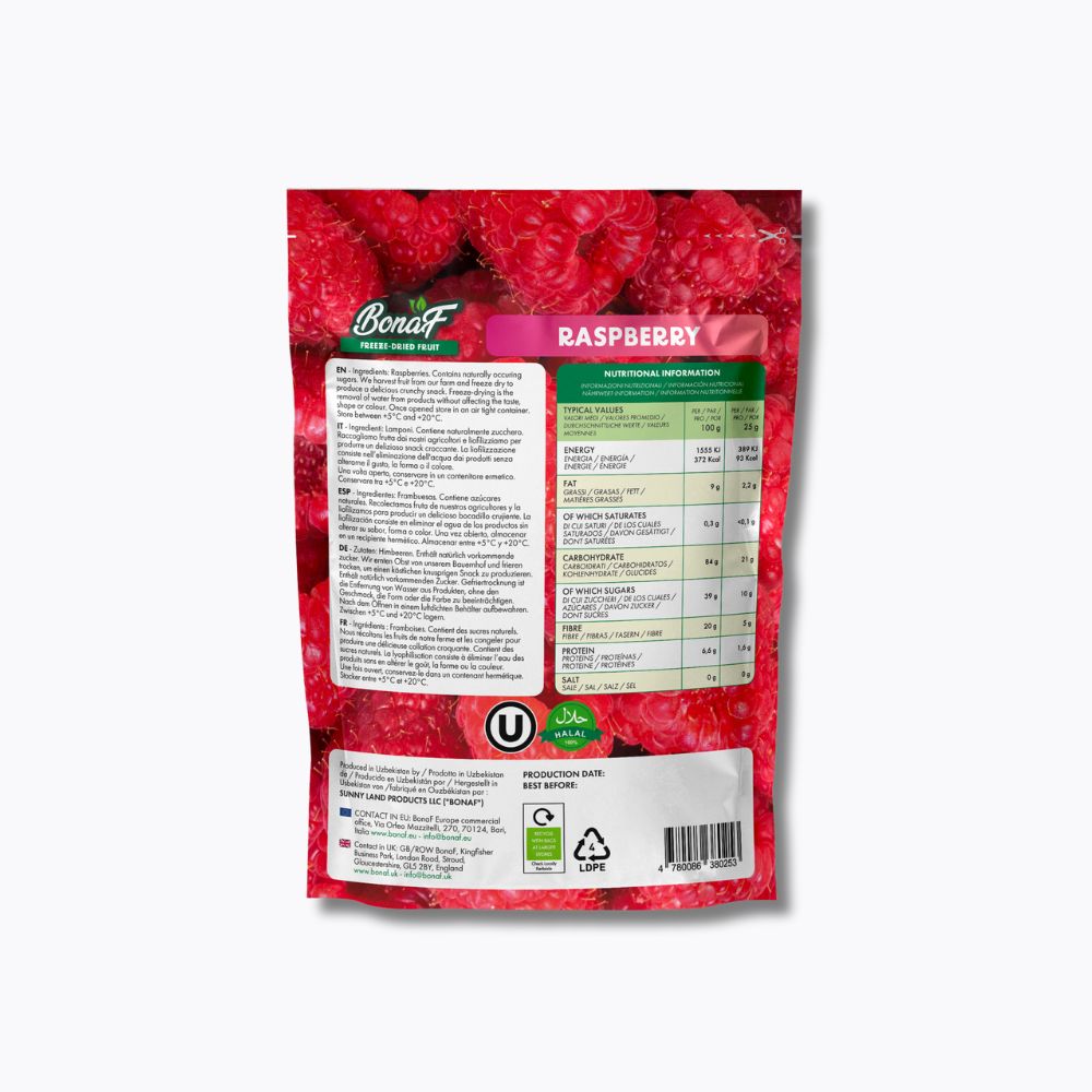 Freeze Dried Raspberry 25g