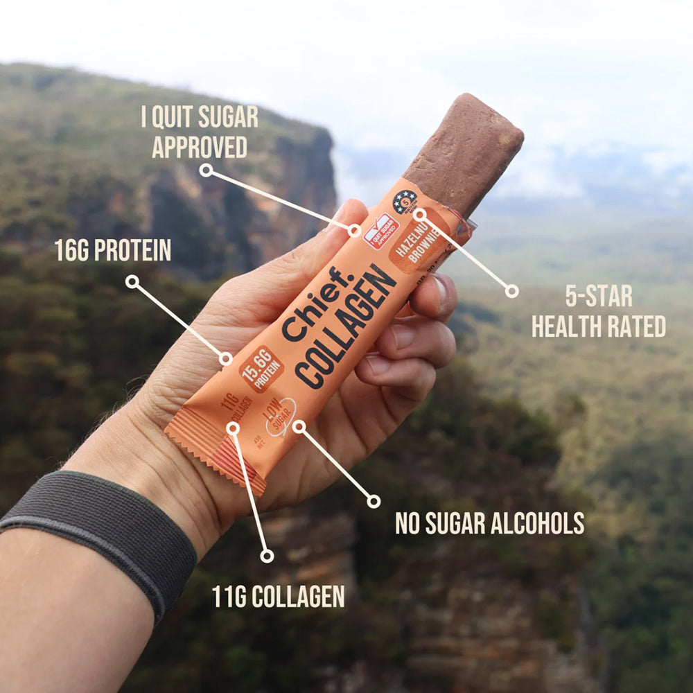 Collagen Hazelnut Brownie Protein Bars 45g