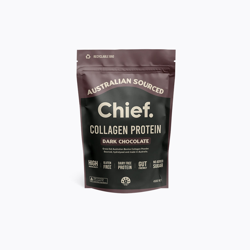 Grass-fed Collagen Dark Chocolate Protein Powder 450 grams