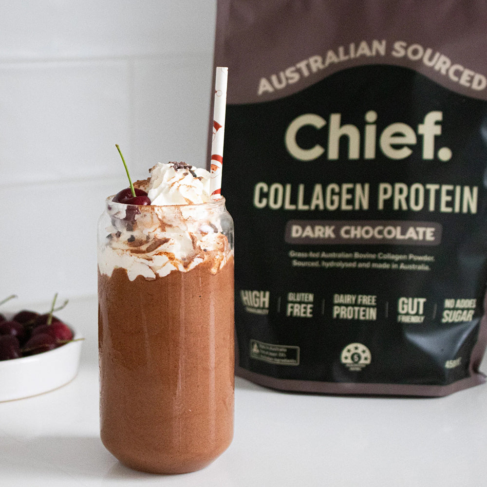 Grass-fed Collagen Dark Chocolate Protein Powder 450 grams