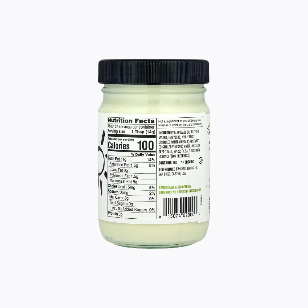 Classic Mayo Made With 100% Pure Avocado Oil 355ml