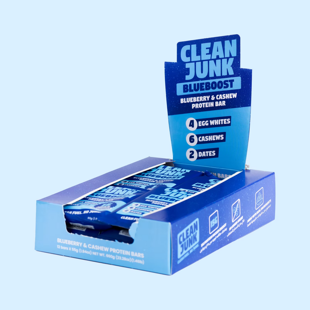 Blueberry & Cashew Protein Bar 12x55g