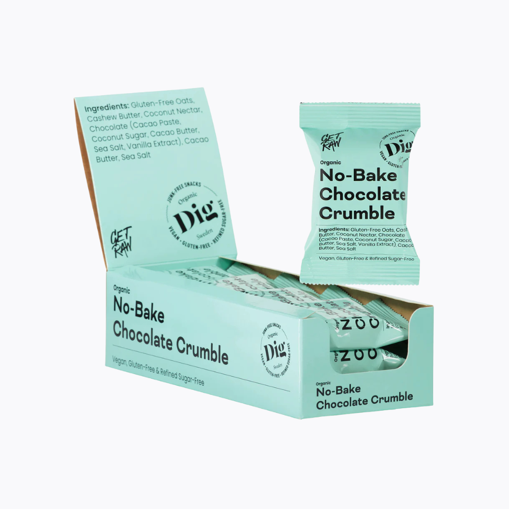 Organic No-Bake Chocolate Crumble 35g (Pack of 2)