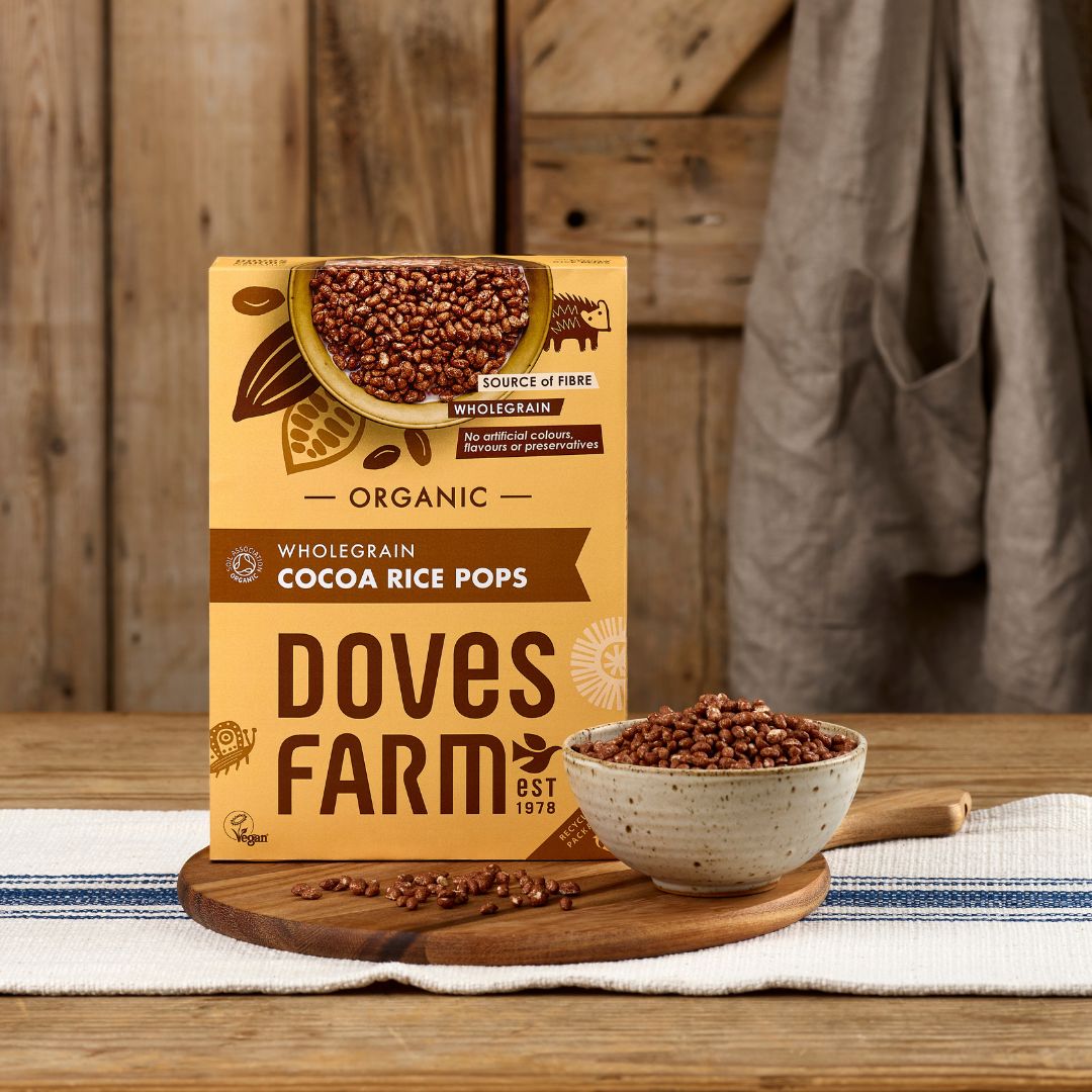 Organic Wholegrain Cocoa Rice Pops 300g