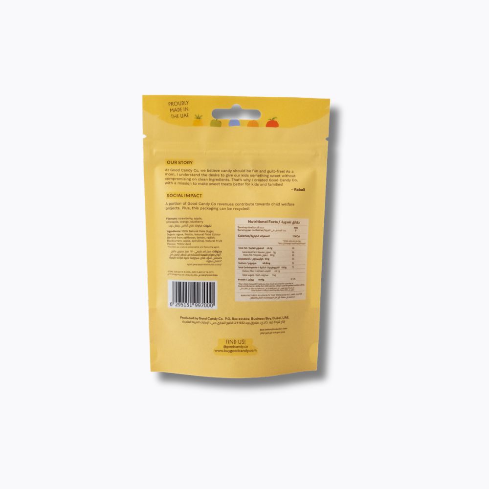 Good Candy Sour Stars 60G (Pack of 2)