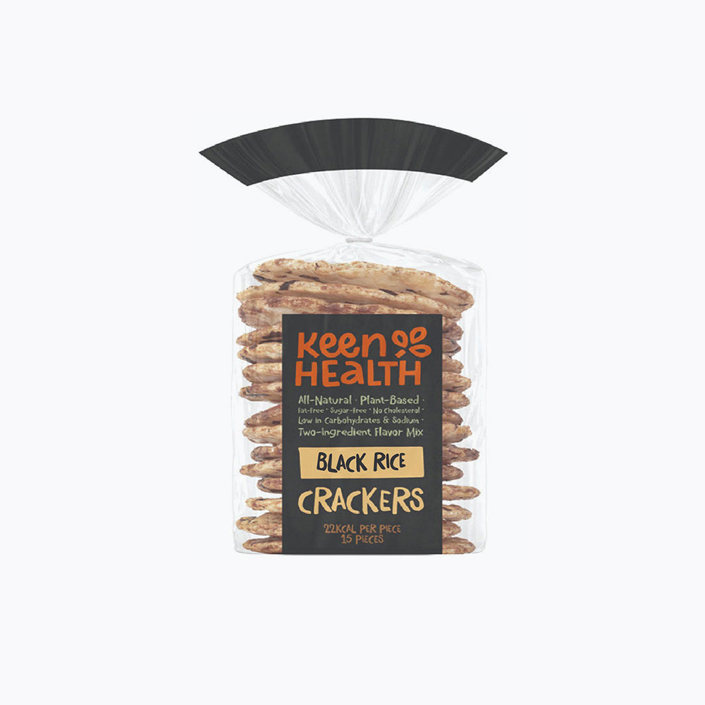 Black Rice Crackers 90g