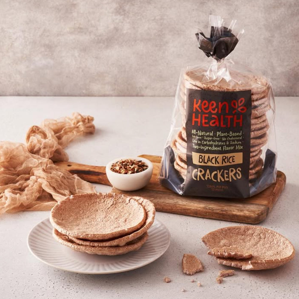 Black Rice Crackers 90g