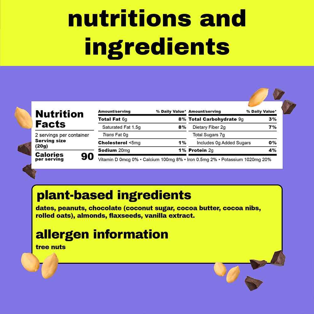 Peanut Vanilla Energy Squares 40g