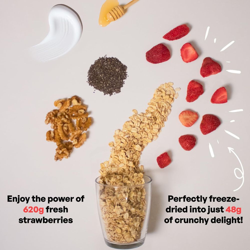 Freeze-Dried Strawberry Pillow 6x8g Outer Pack