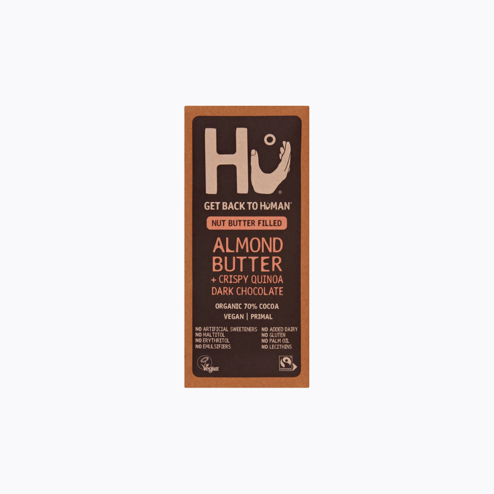 Almond Butter + Puffed Quinoa Dark Chocolate 60g