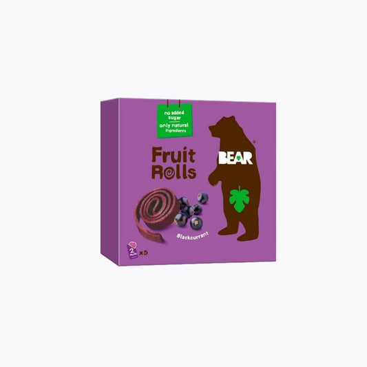 Box of BEAR Fruit Rolls on a white background