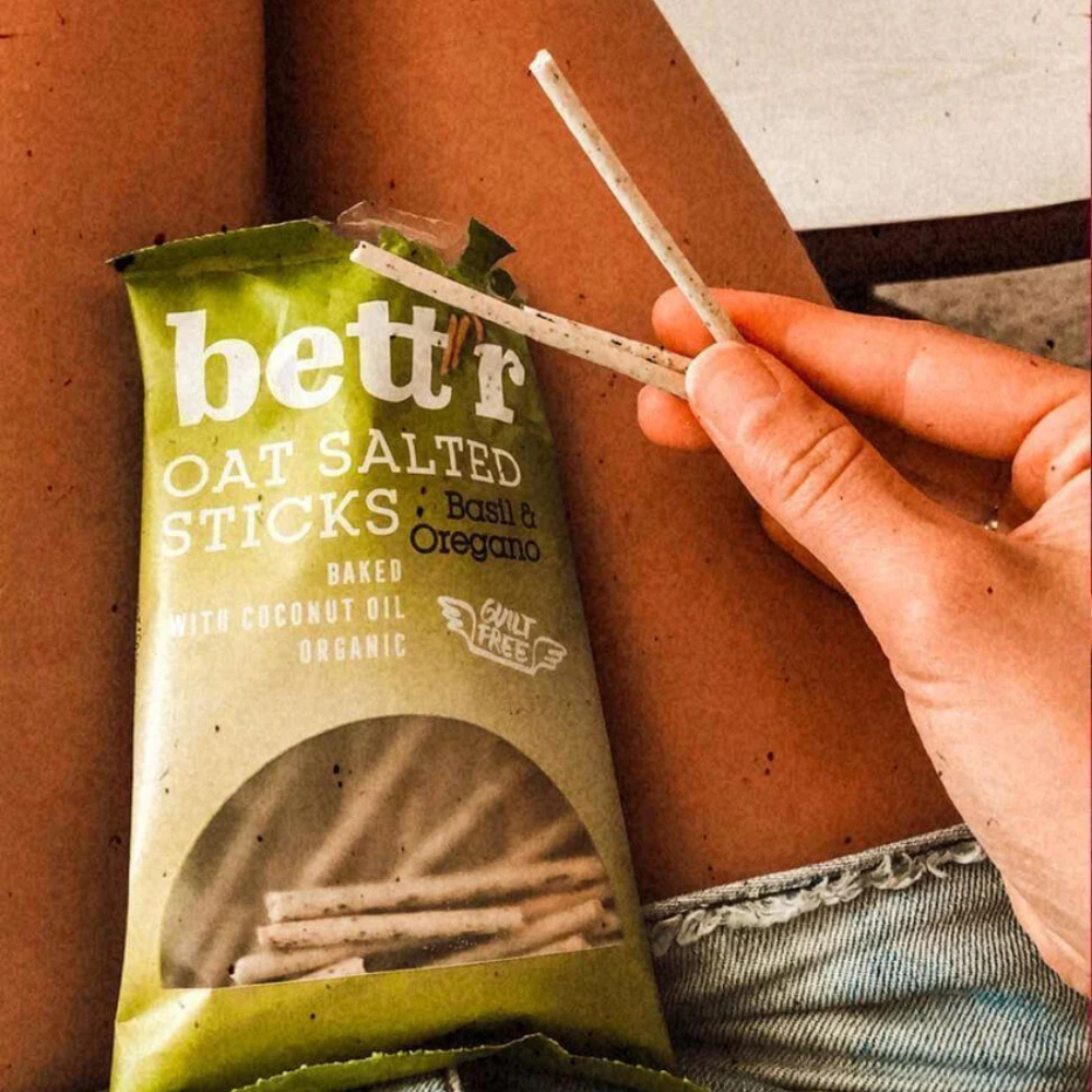 Oat Salted Sticks Basil & Oregano 50g
