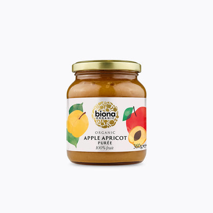 Organic Apple & Apricot Puree 360g
