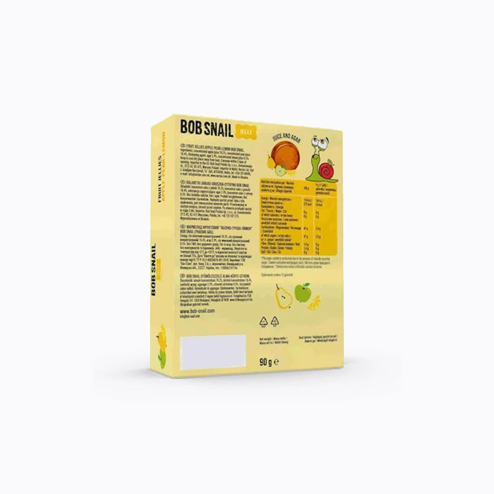 Apple Pear Lemon Fruit Jellies 90gx 5 Packs
