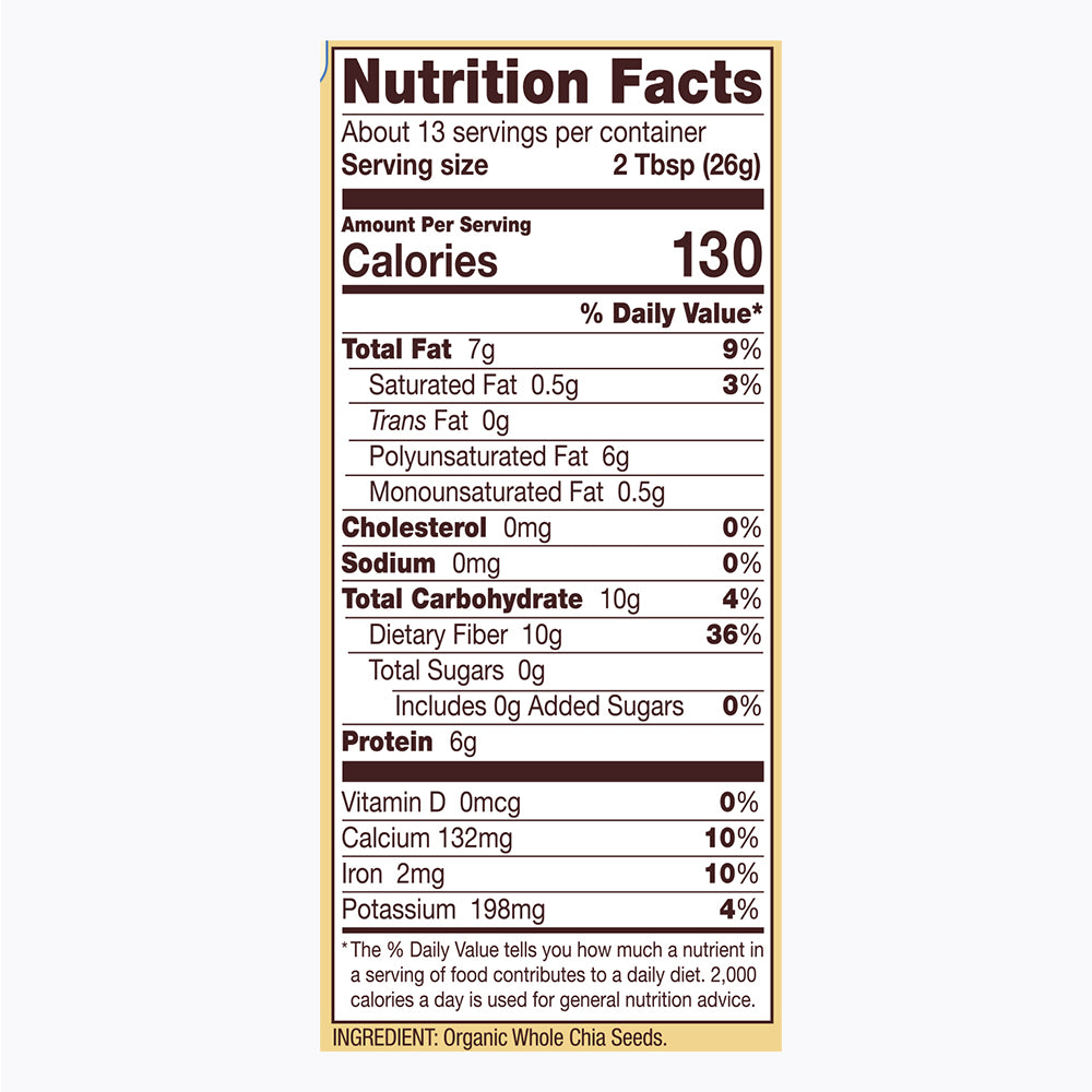 Organic Chia Seeds 340g