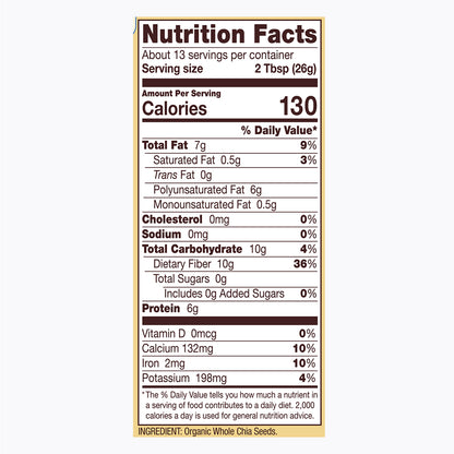 Organic Chia Seeds 340g