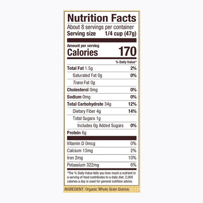 Organic Tri-Color Quinoa 369g