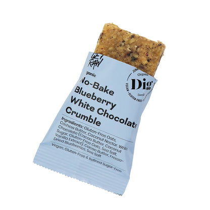Organic No-Bake Blueberry White Chocolate Crumble 12x35g