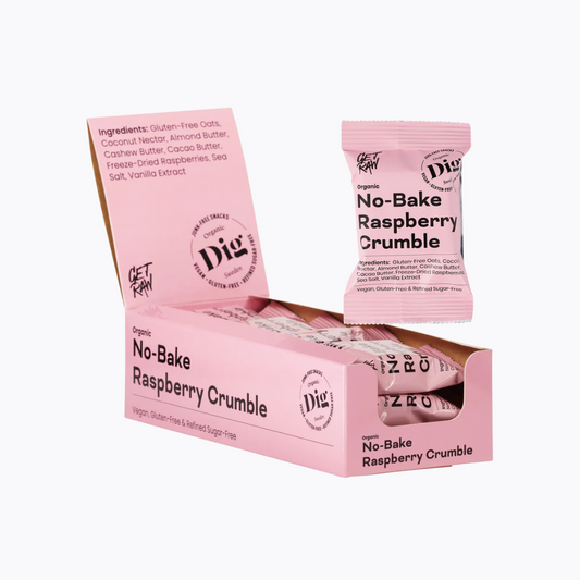 Organic No-Bake Raspberry Crumble 12x35g