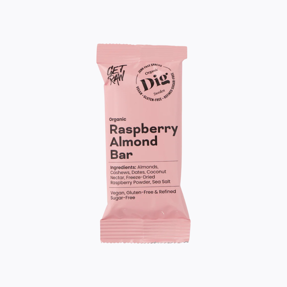 Organic Raspberry Almond Bar 42g