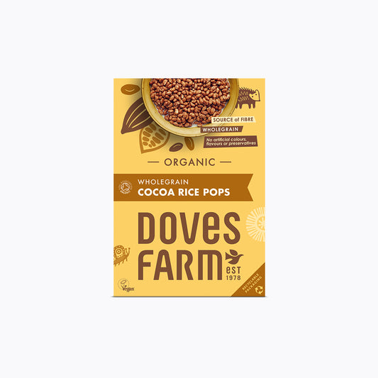 Organic Wholegrain Cocoa Rice Pops 300g