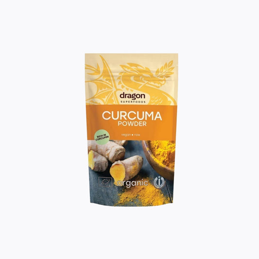 Dragon Superfoods Curcuma Powder package on a white background