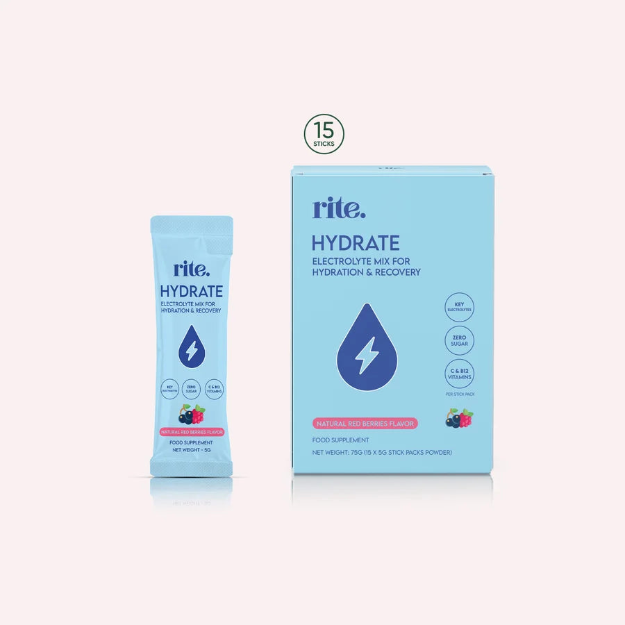 Hydrate - Electrolyte drink Red Berries (15 sticks)