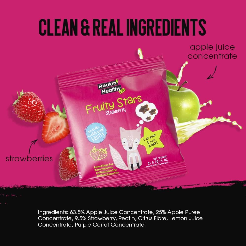 Fruity Stars - Strawberry 12X21g