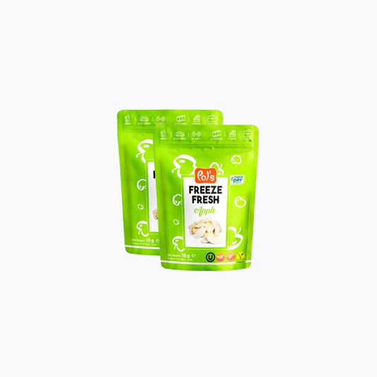 Two green packages of Pals Freeze Fresh on a white background