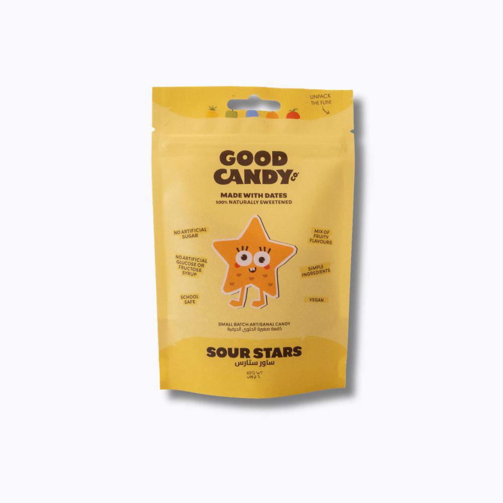 Good Candy Sour Stars packaging on a white background
