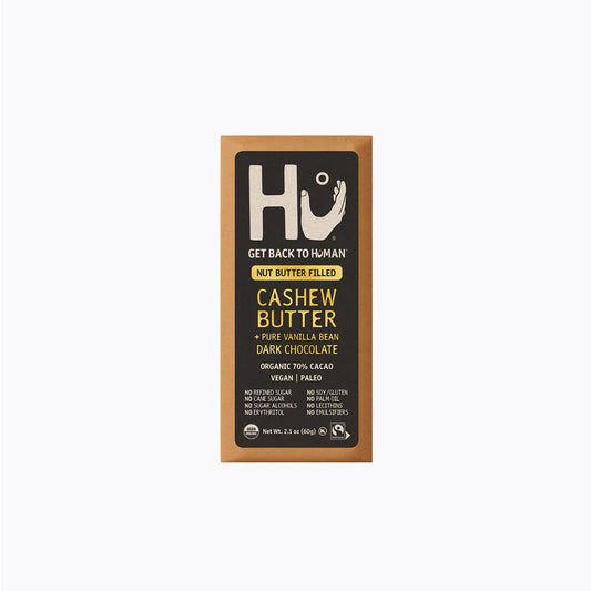 Cashew Butter + Vanilla Dark Chocolate 60g
