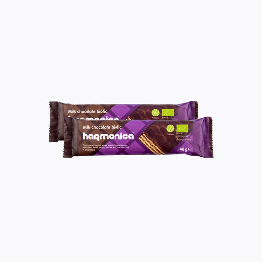 Chocolate Coated Biotic Wafer 40g (Pack of 2)