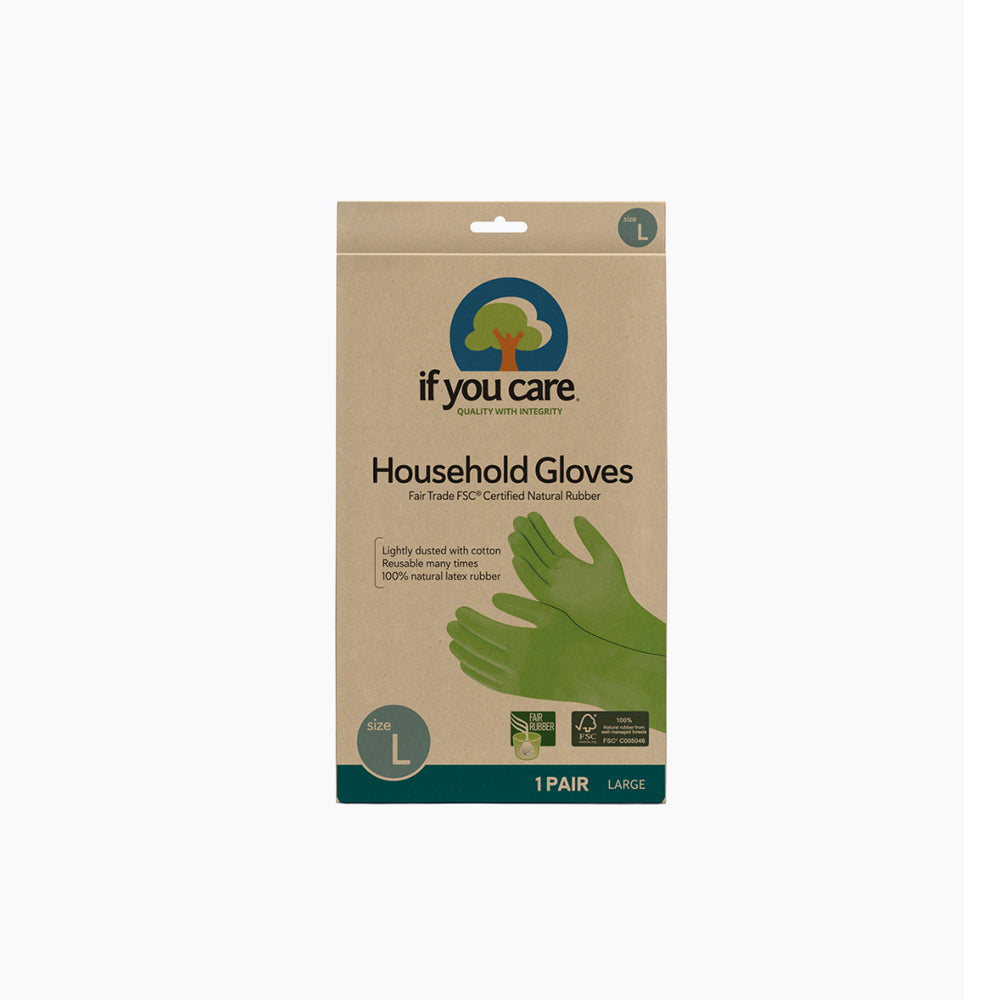 FSC Certified Fair Rubber Latex Household Gloves Large