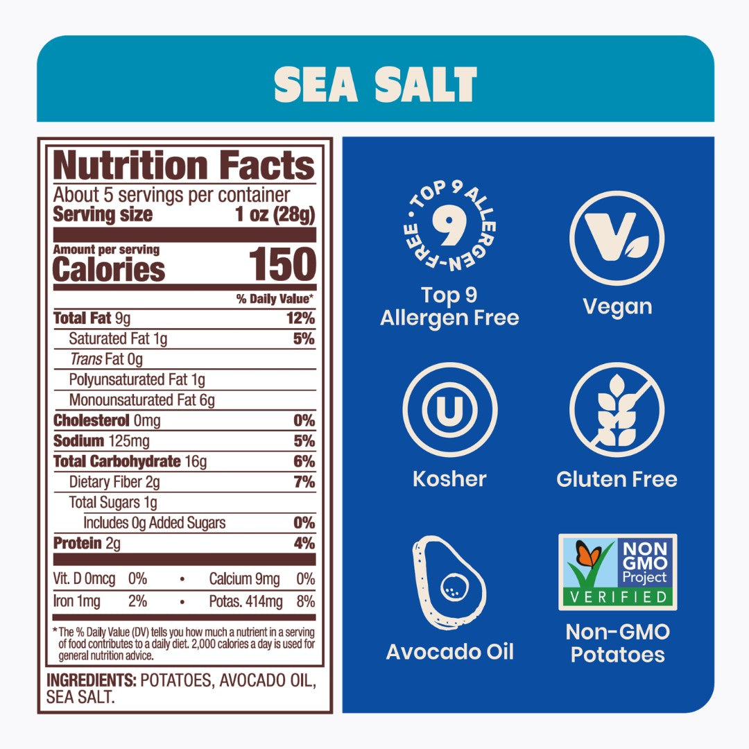 Jackson's Sweet Potato Chips with a Paleo Diet certification badge on a wooden surface