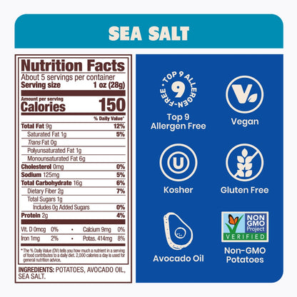 Jackson's Sweet Potato Chips with a Paleo Diet certification badge on a wooden surface