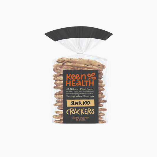 Black Rice Crackers 90g