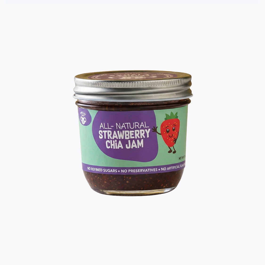 All Natural Strawberry Chia Jam 250g
