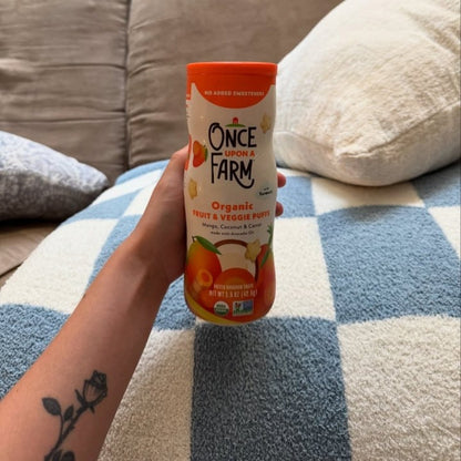 Once_Upon_A_Farm_Organic Fruit & Veggie Puffs Crawler, Mango, Carrot & Coconut with Turmeric 45g_4_generation.h