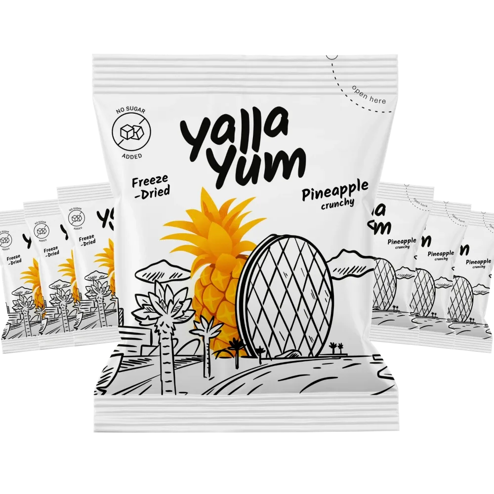 Freeze-Dried Pineapple 7x15g Outer Pack