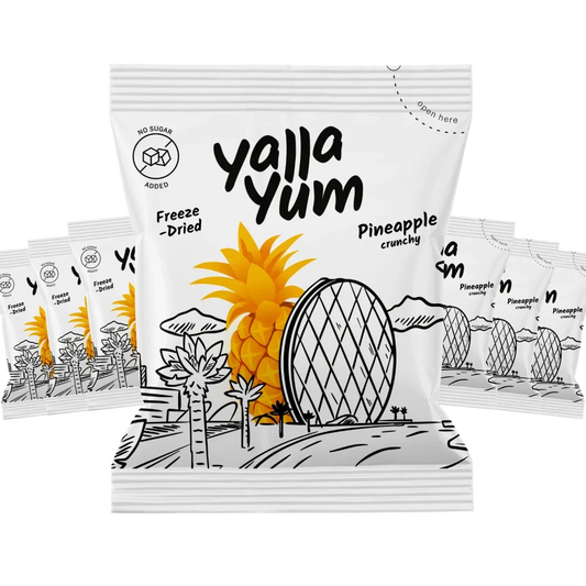 Freeze-Dried Pineapple 7x15g Outer Pack