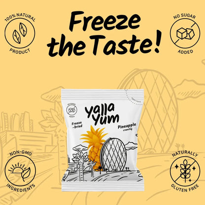 Freeze-Dried Pineapple 7x15g Outer Pack