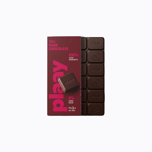 Plaay 70% Dark Chocolate Bar 80g 1 buy on generation.h