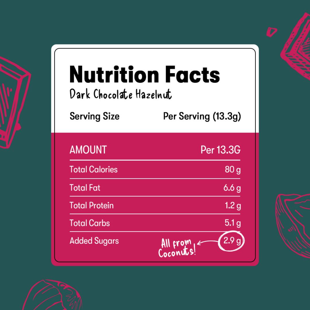 Plaay 70% Dark Chocolate Hazelnut Bar 80g 4 buy on generaion.h