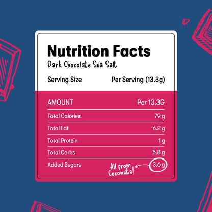 Plaay 70% Dark Chocolate Sea Salt Bar 80g 4 buy on generation.h