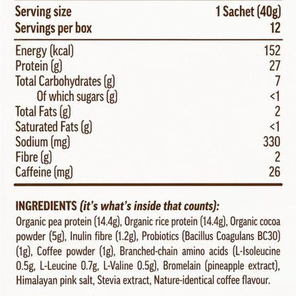 Protein Box of Magic Mocha 12 sachets 480g