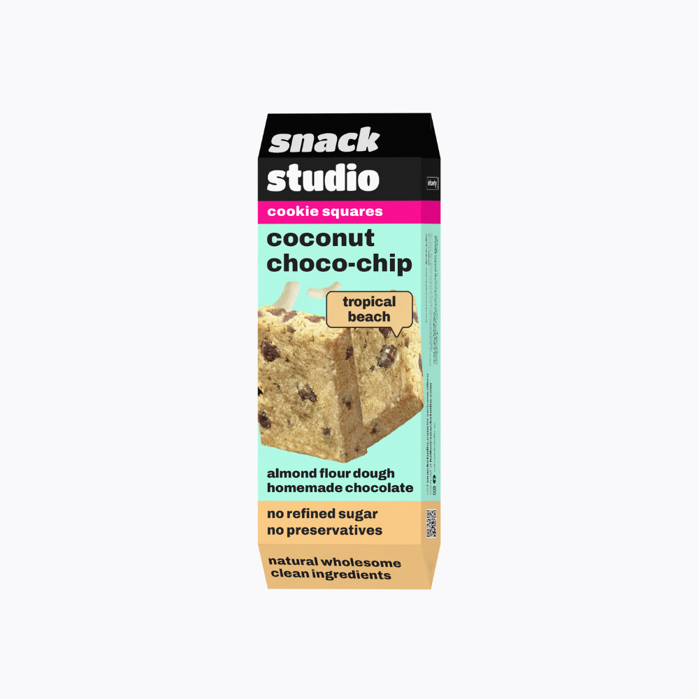 Coconut Choco-Chip Cookie Squares 26g