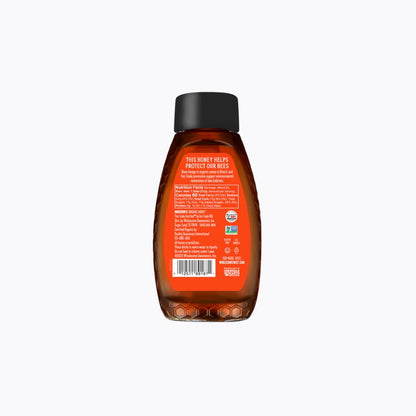 Bee product with label on a white background