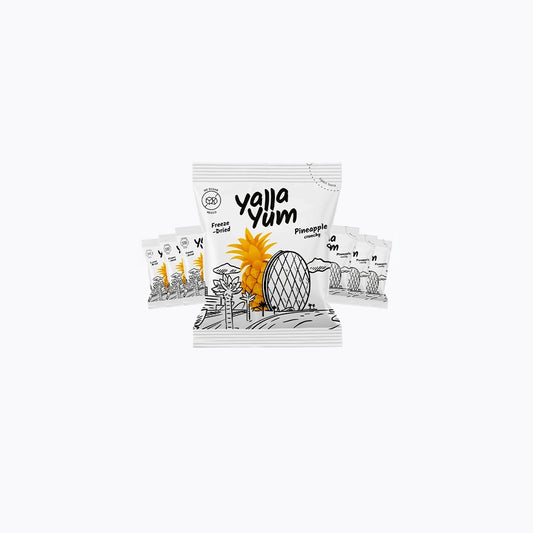 Freeze-Dried Pineapple 7x15g Outer Pack